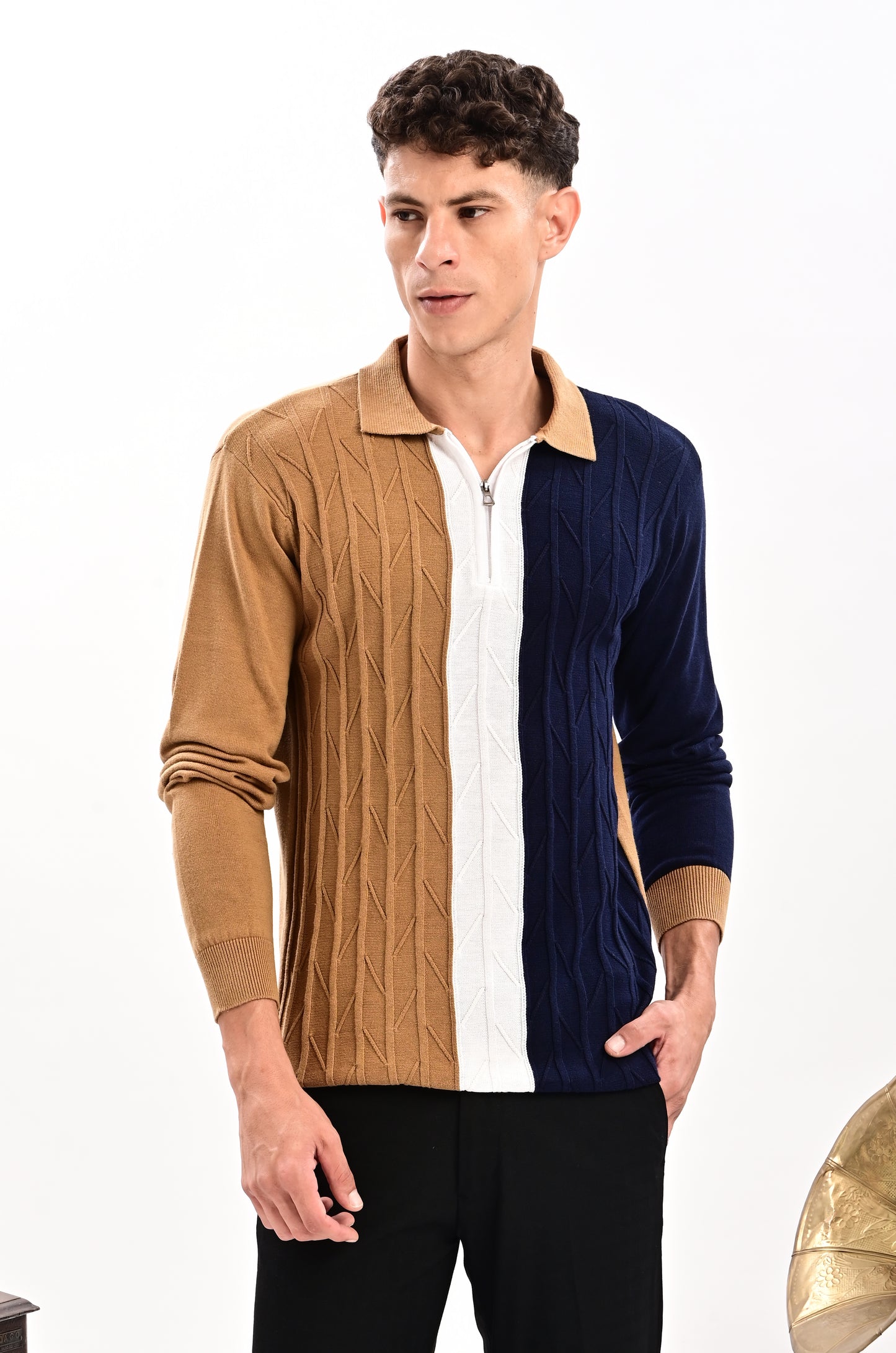 Estate Long Sleeve T-Shirt-BROWN