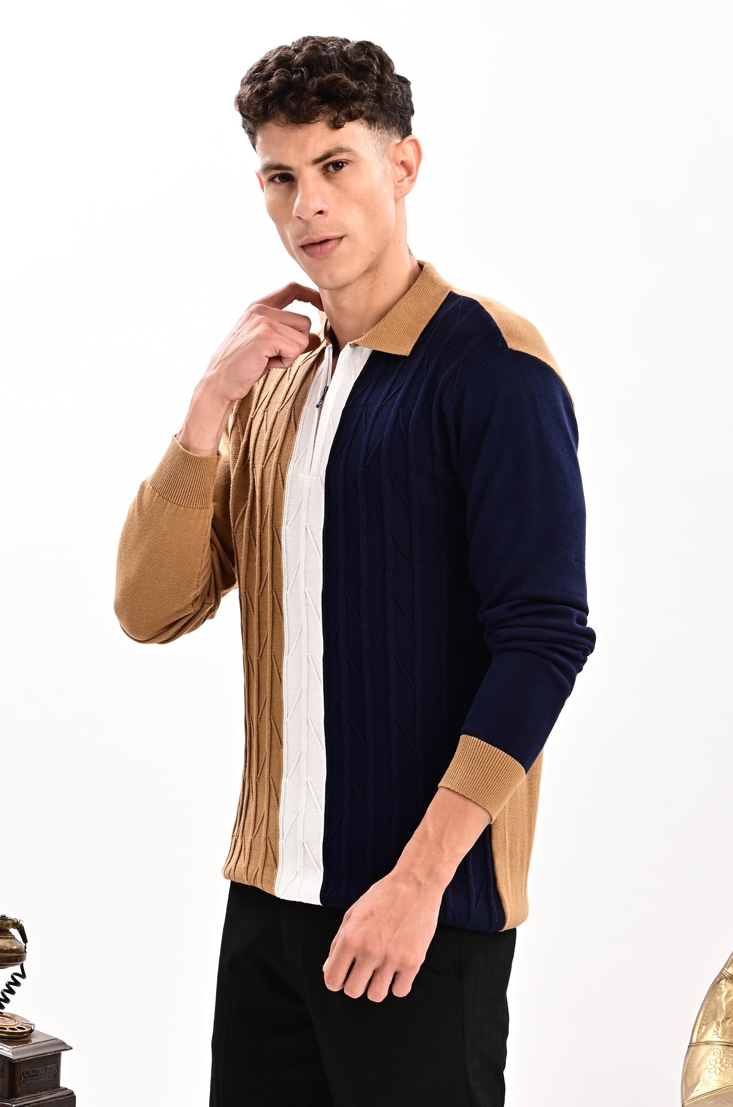 Estate Long Sleeve T-Shirt-BROWN