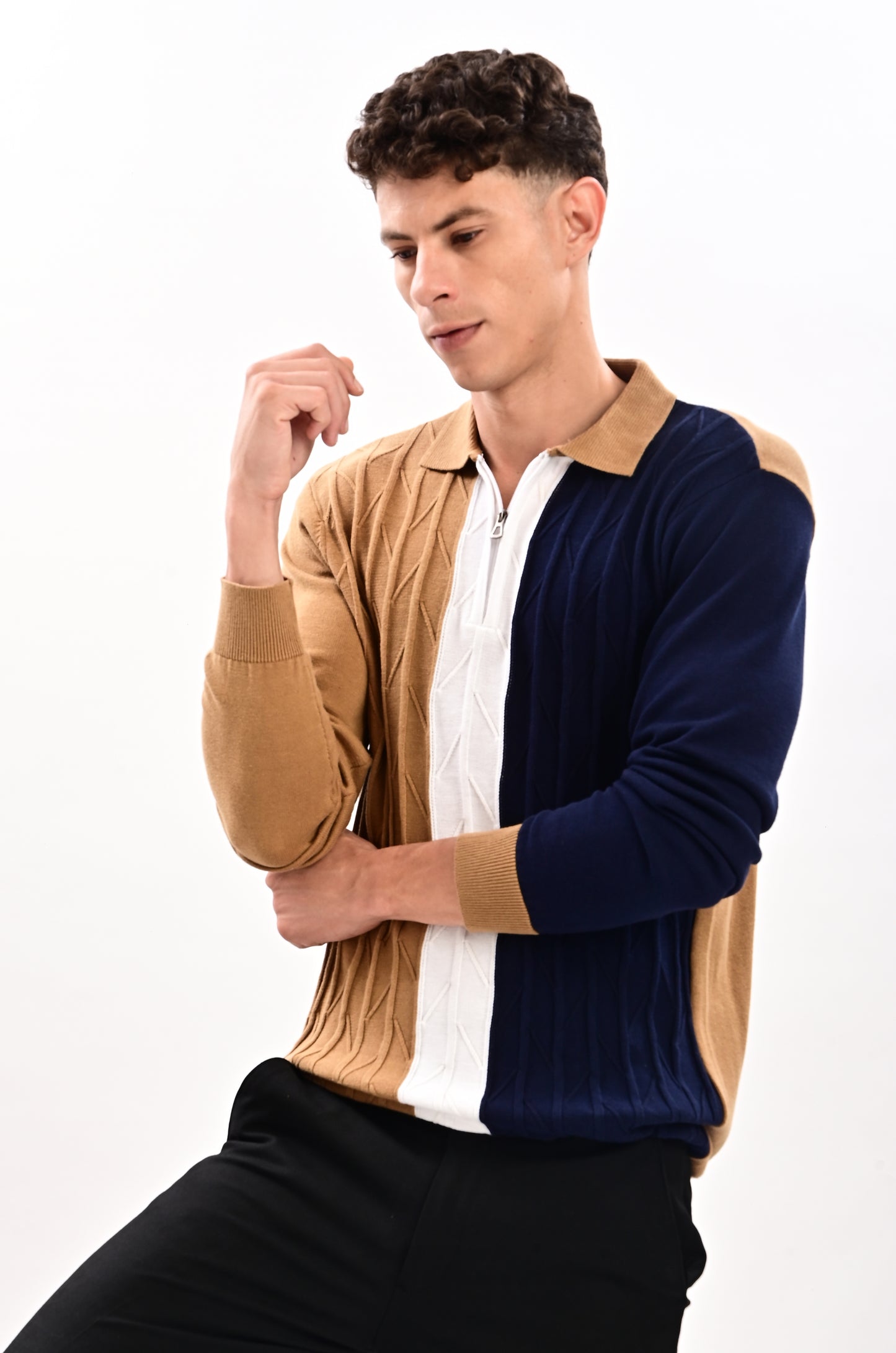 Estate Long Sleeve T-Shirt-BROWN