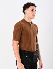 Club Heritage Polo - BROWN