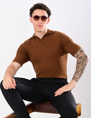 Club Heritage Polo - BROWN
