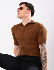Club Heritage Polo - BROWN