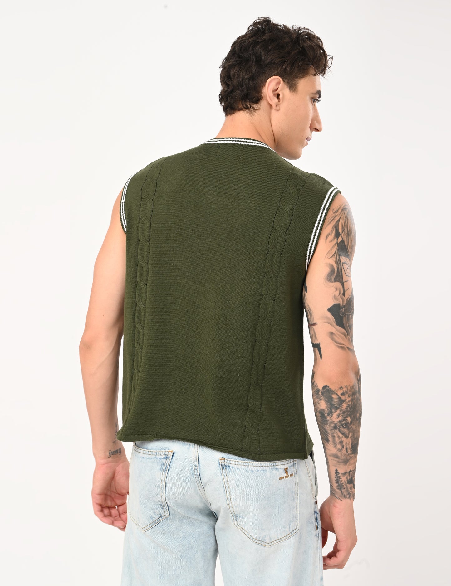 Westford Summer Vest - OLIVE
