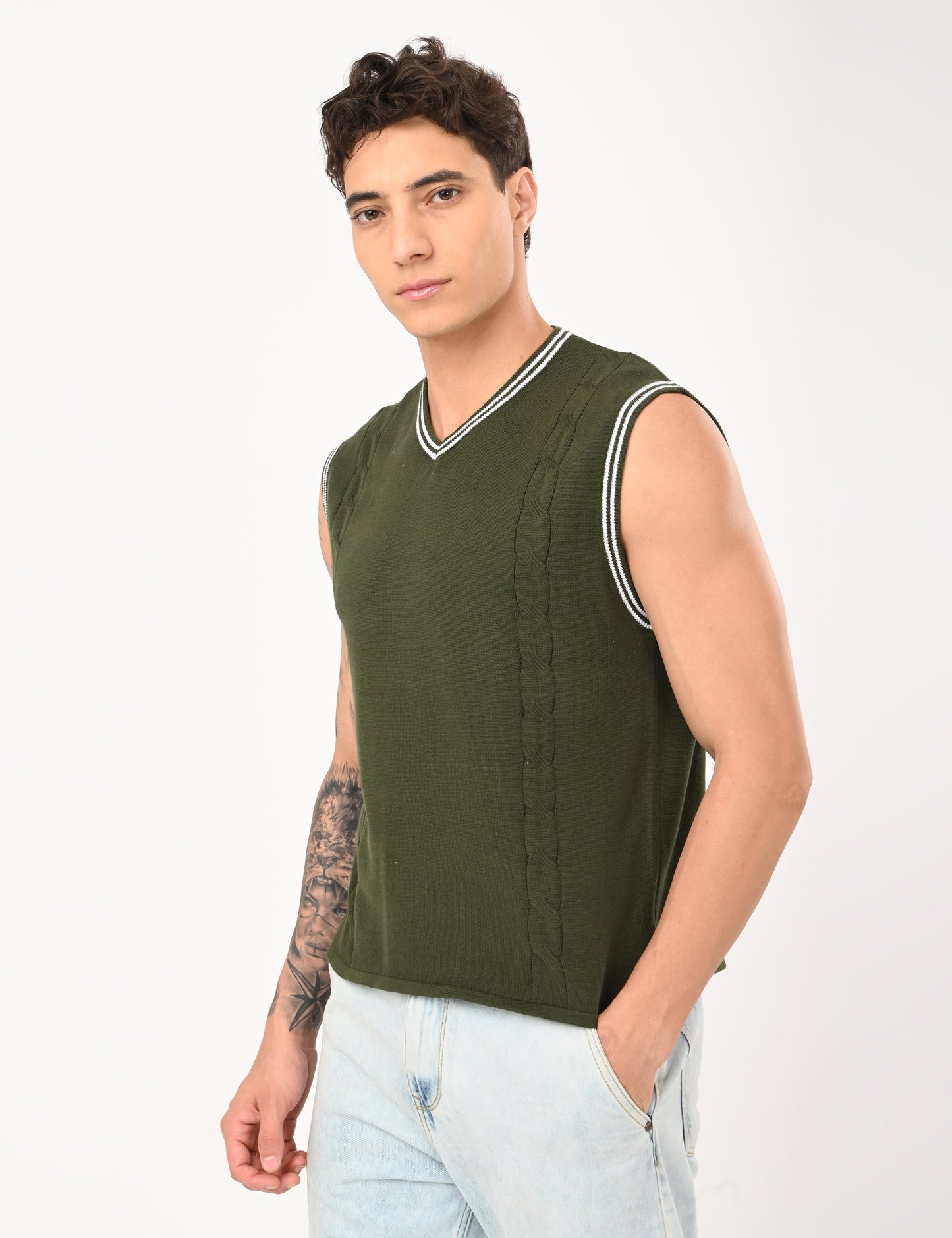 Westford Summer Vest - OLIVE