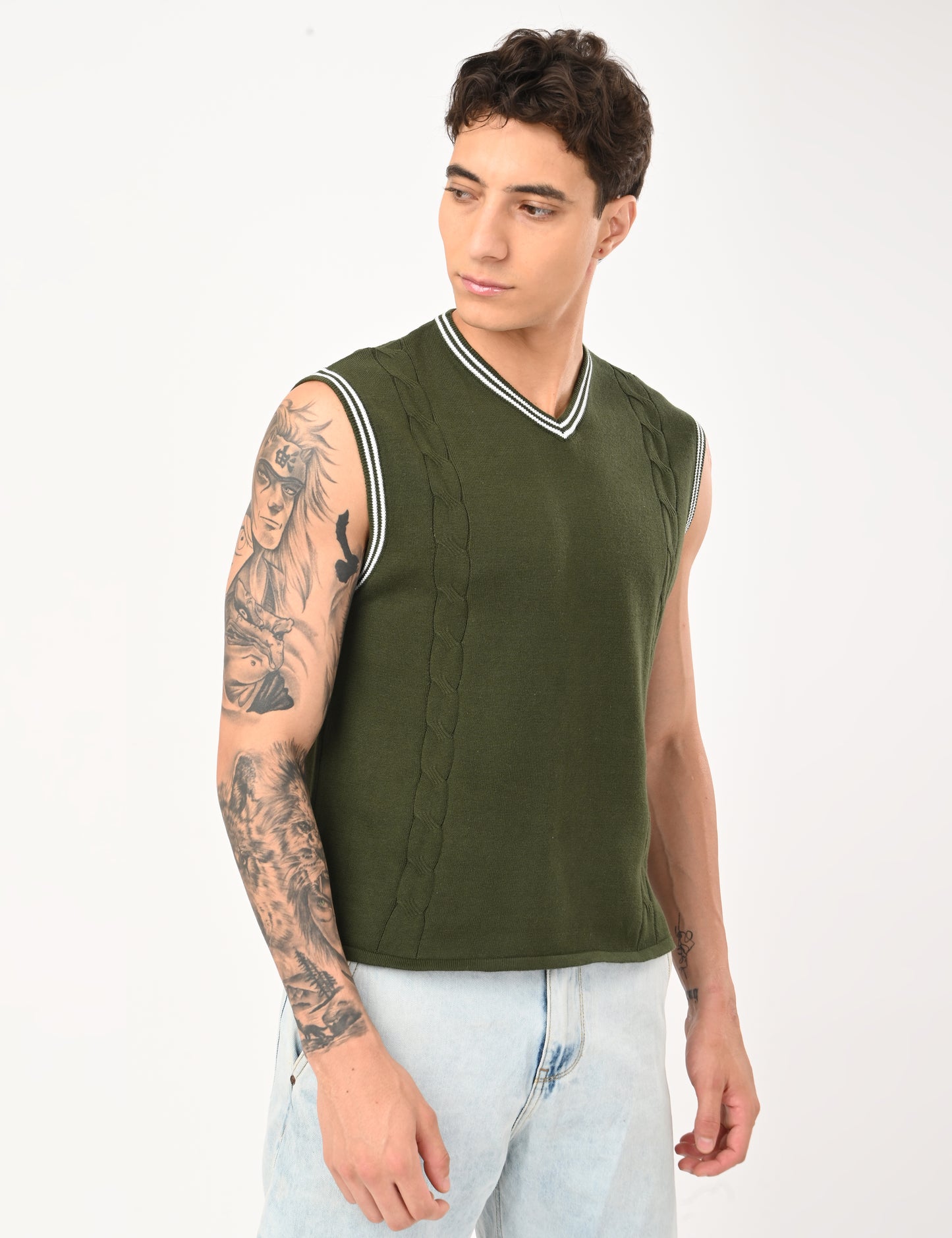 Westford Summer Vest - OLIVE