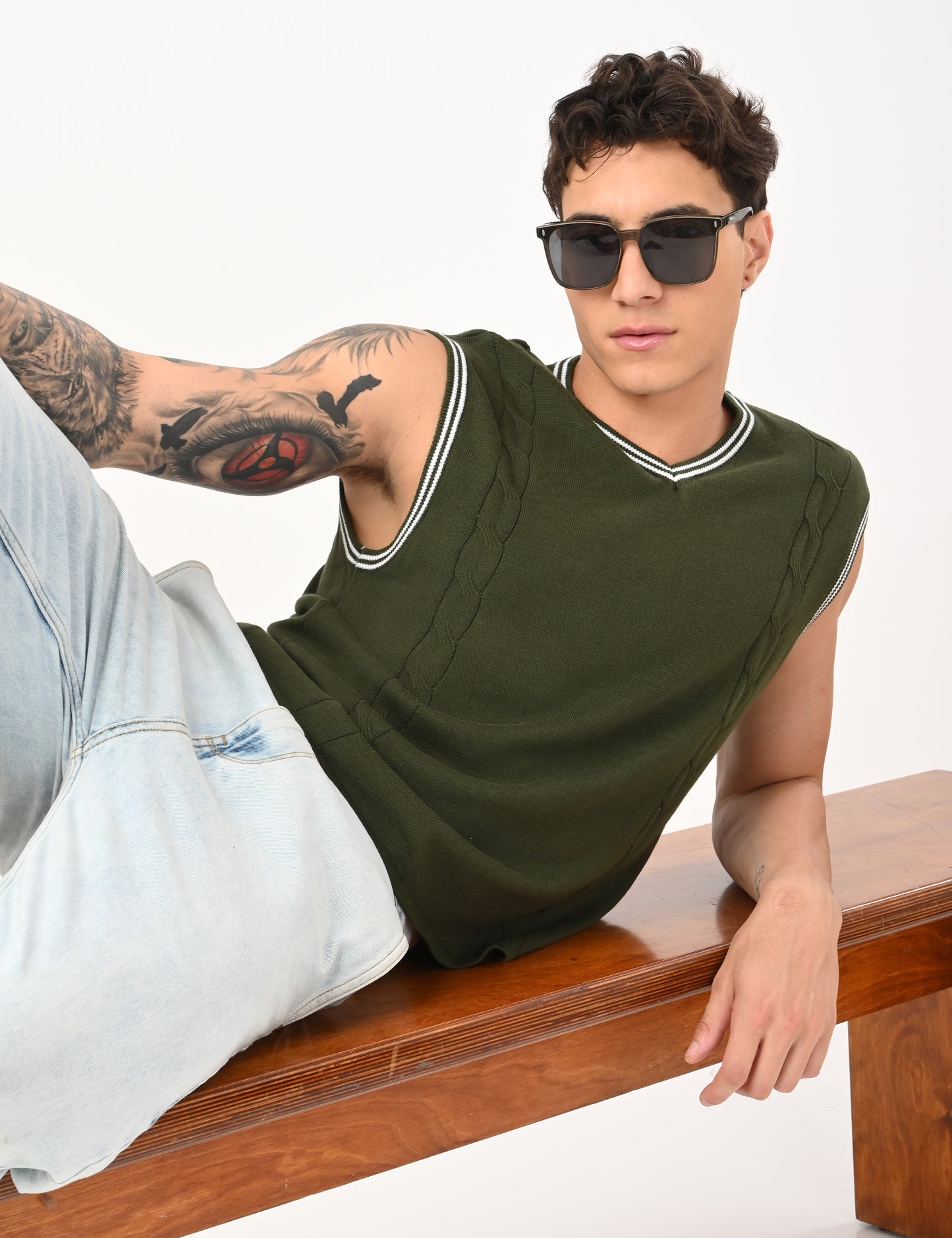 Westford Summer Vest - OLIVE