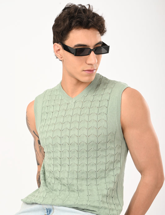 Aero Knit Vest - MINT
