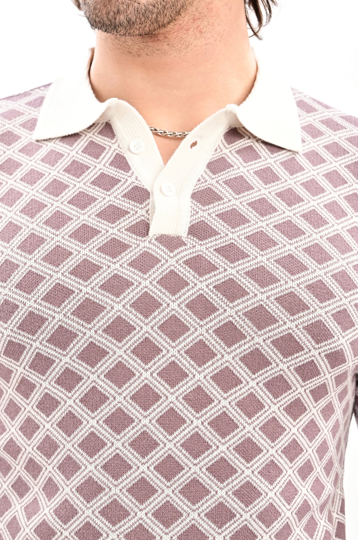 The Windsor Full Sleeve Polo - PURPLE