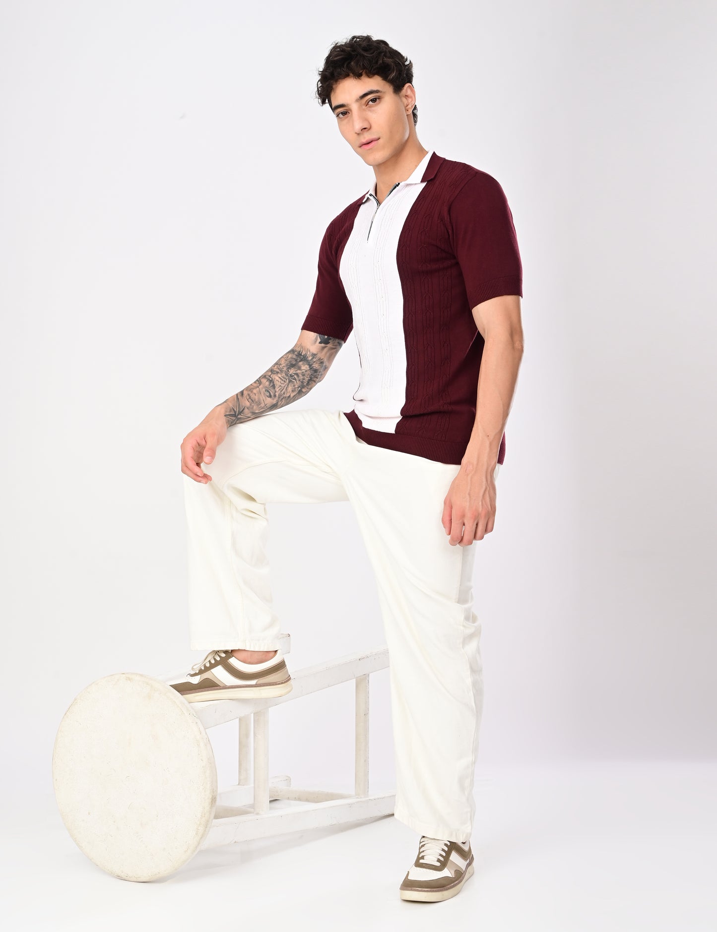 Virello Style Polo- WINE