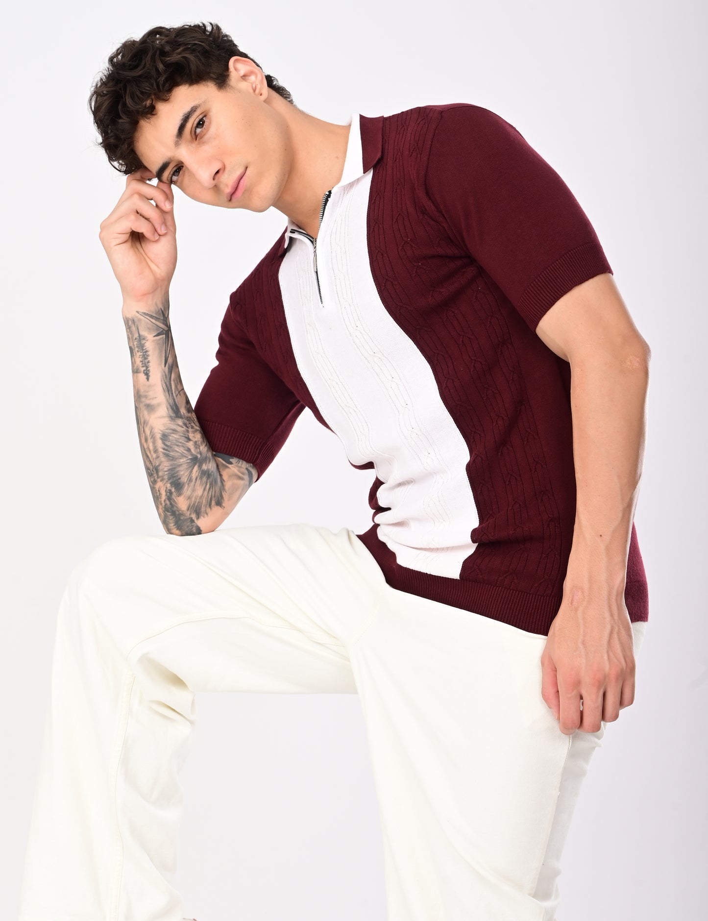 Virello Style Polo- WINE