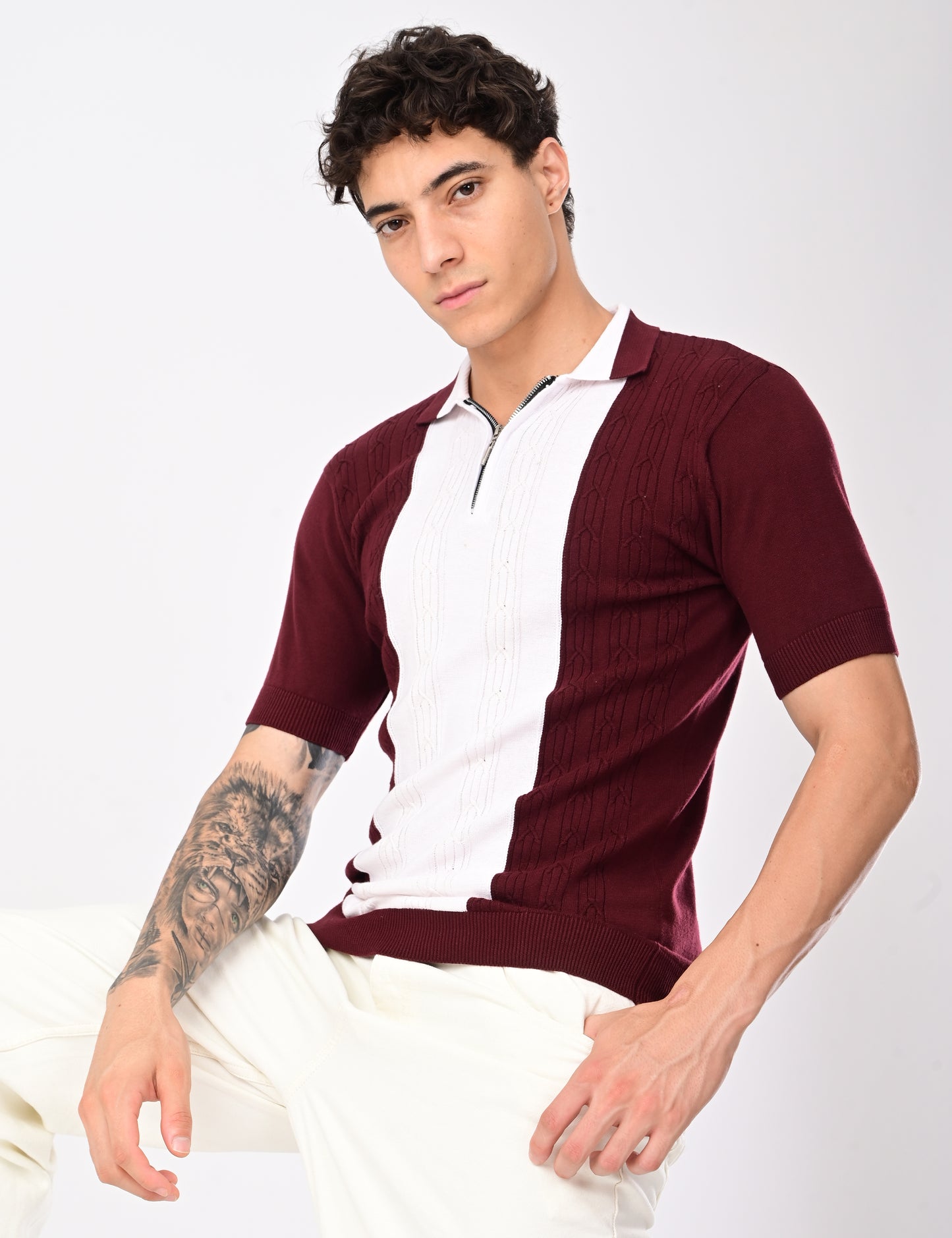 Virello Style Polo- WINE