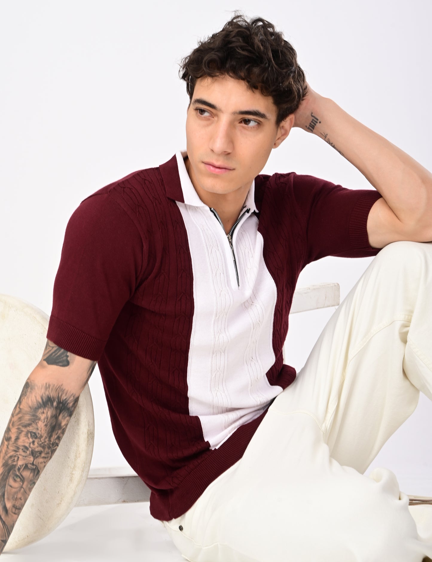 Virello Style Polo- WINE