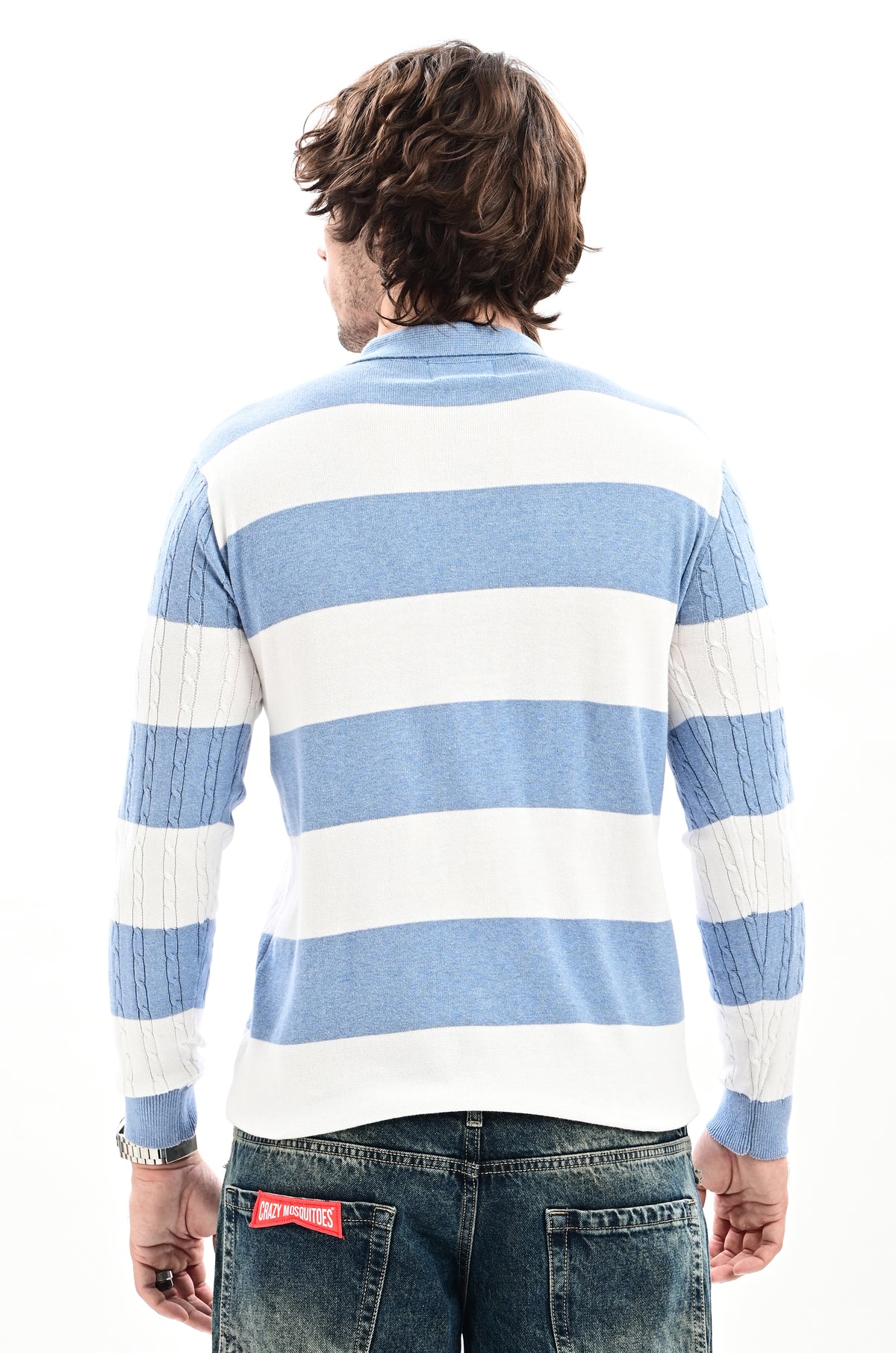 The Savoy Full Sleeve Polo - SKY BLUE