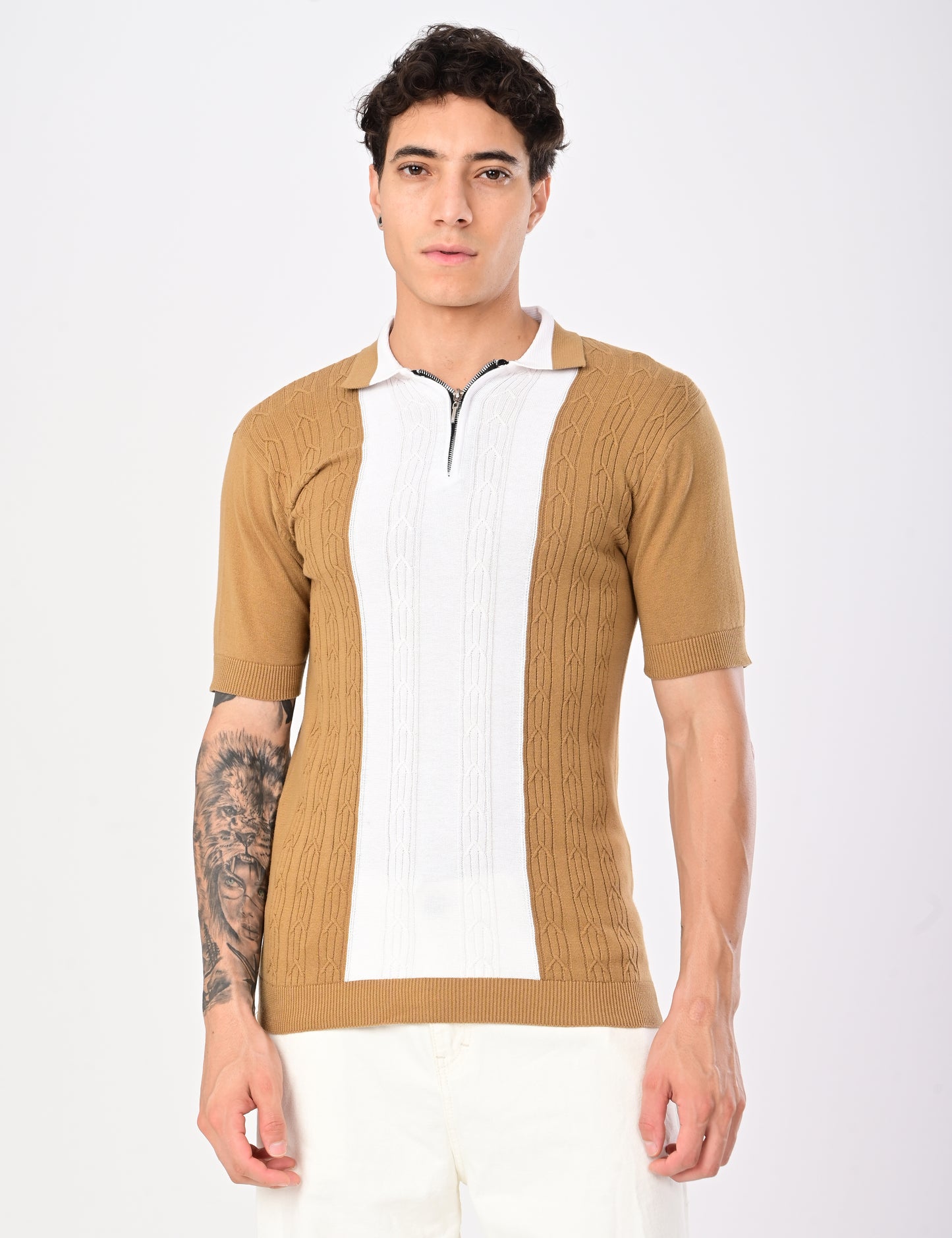 Virello Style Polo - BEIGE