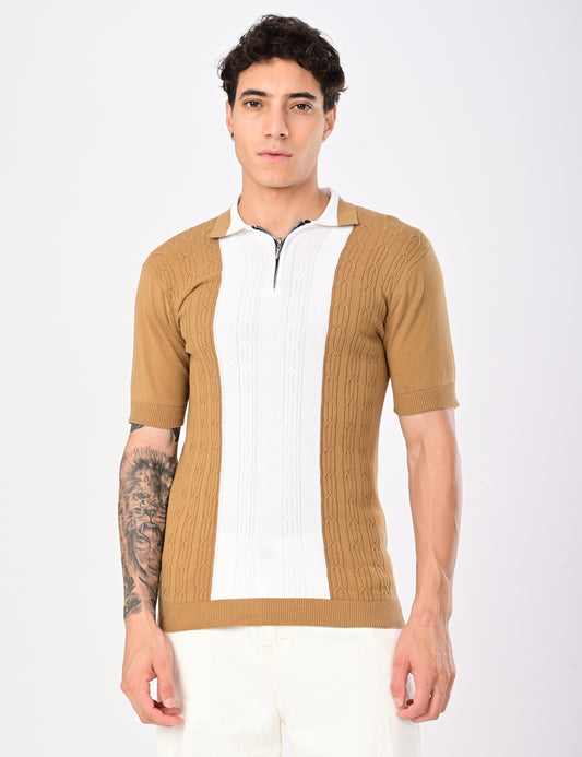 Virello Style Polo - BEIGE