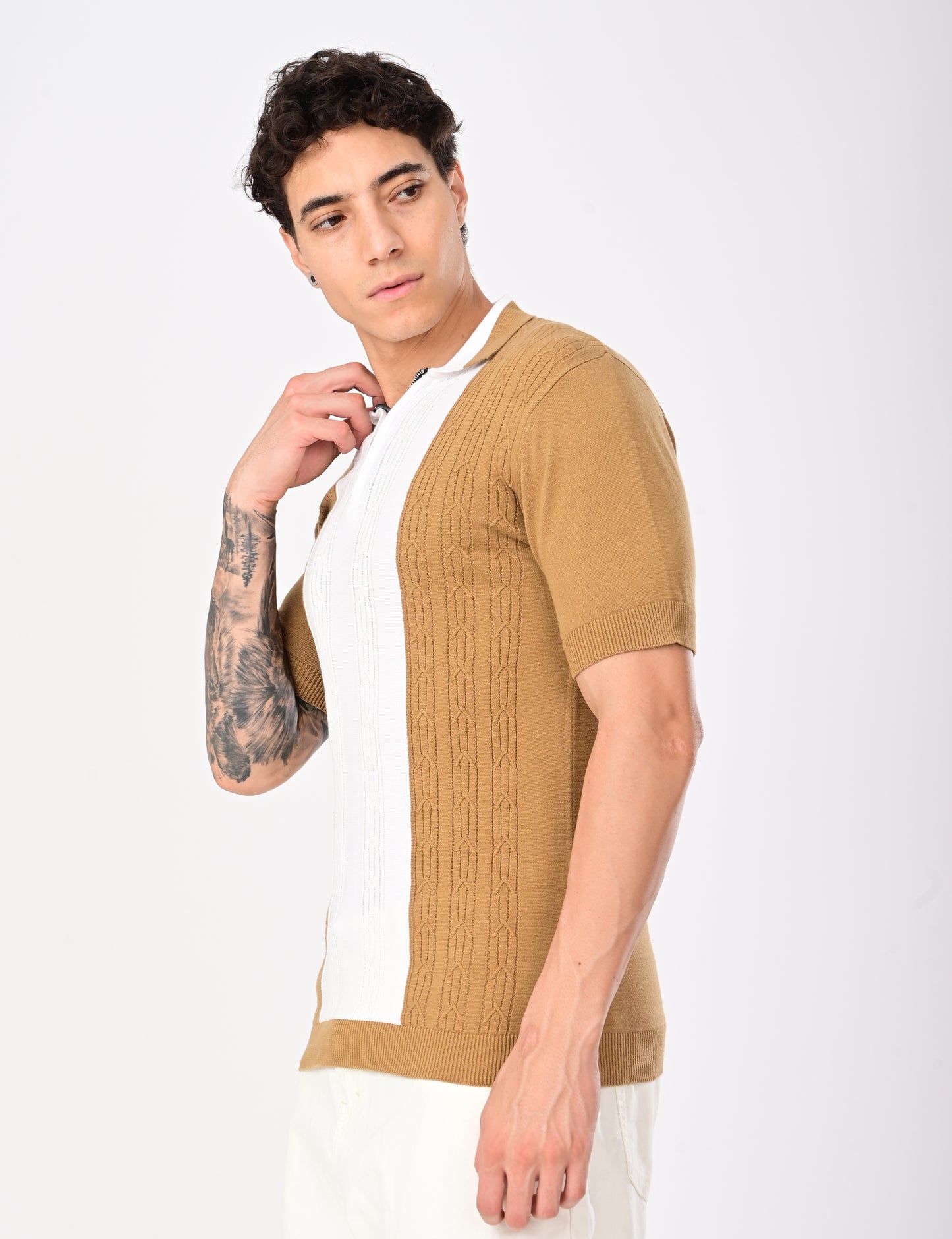 Virello Style Polo - BEIGE