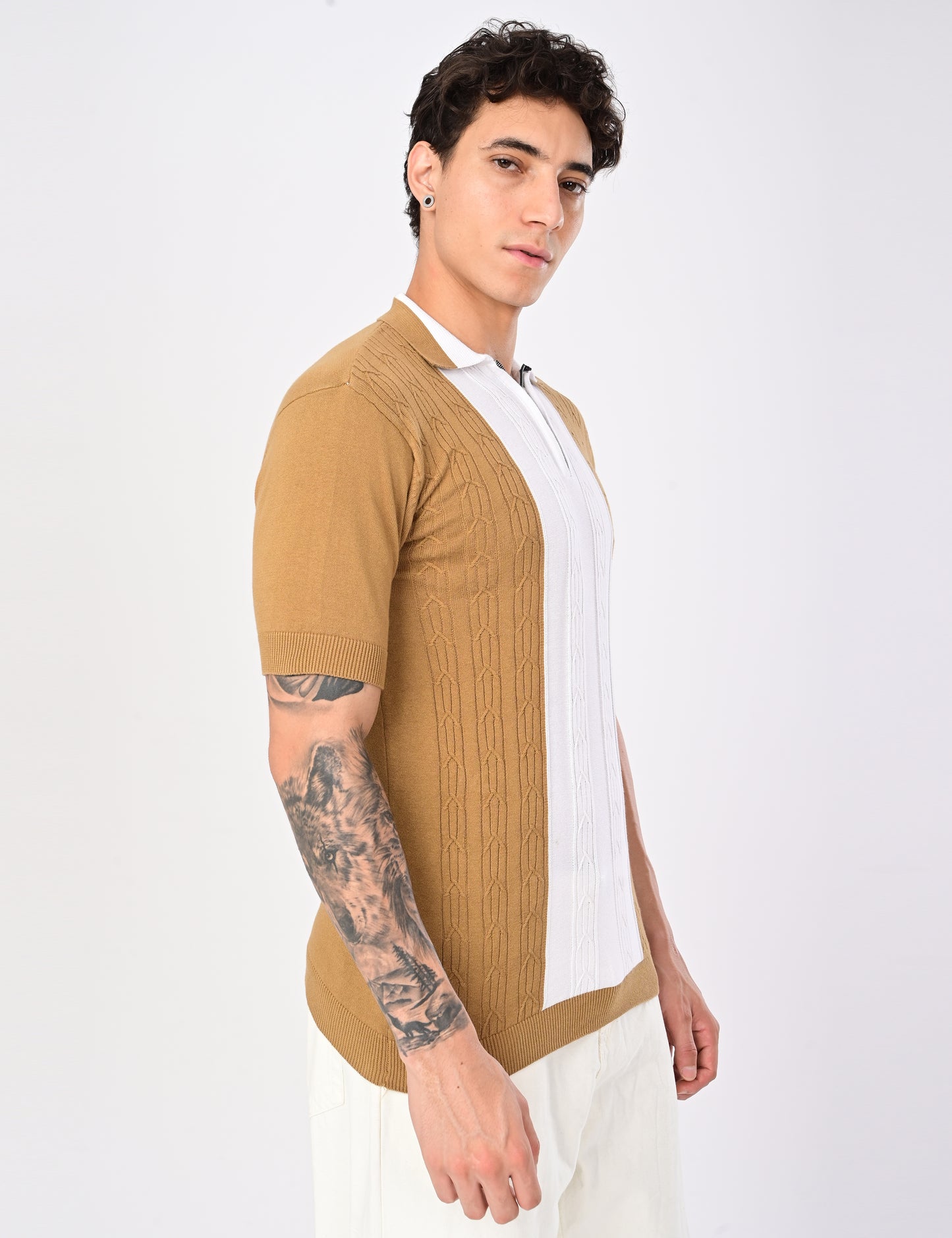 Virello Style Polo - BEIGE