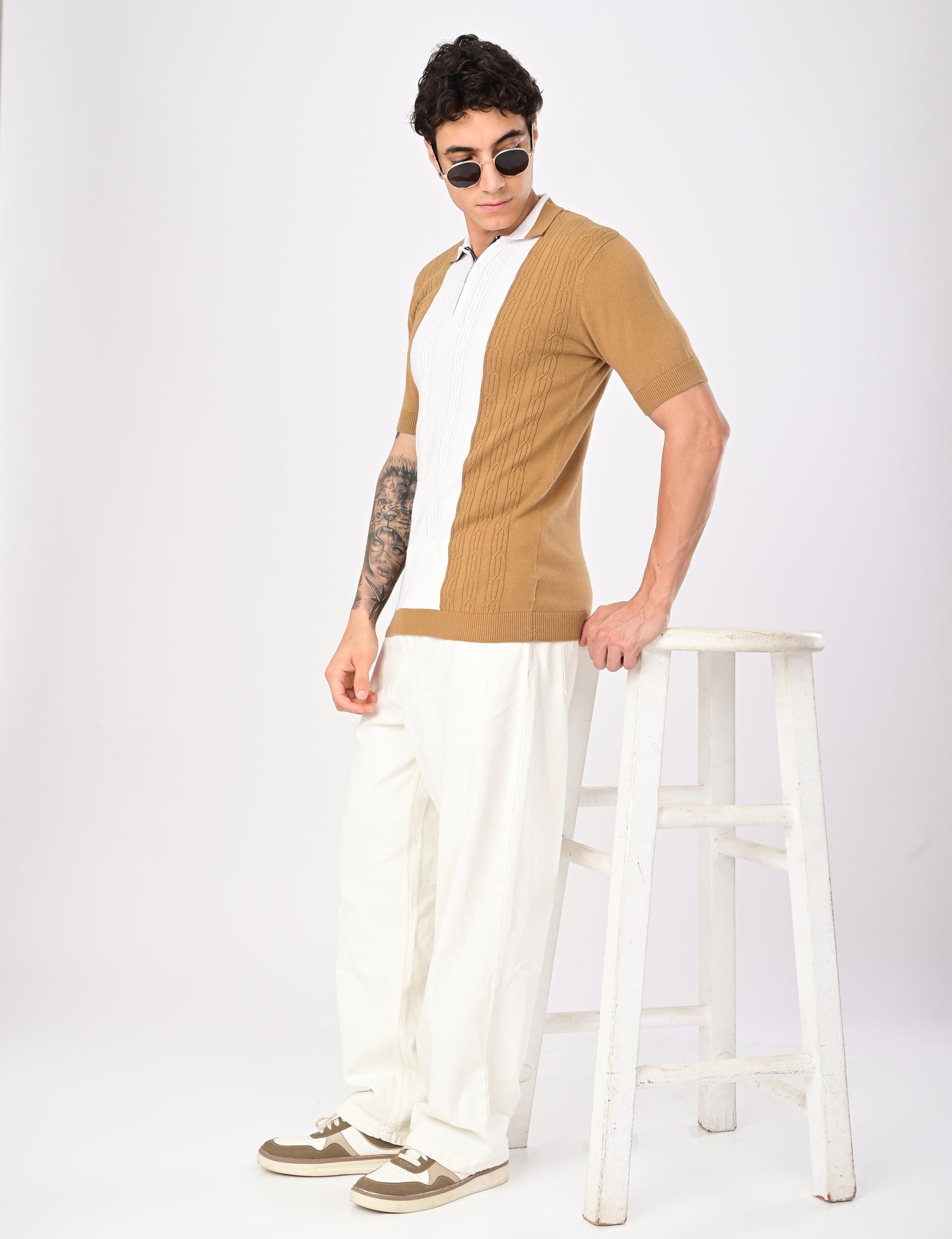 Virello Style Polo - BEIGE