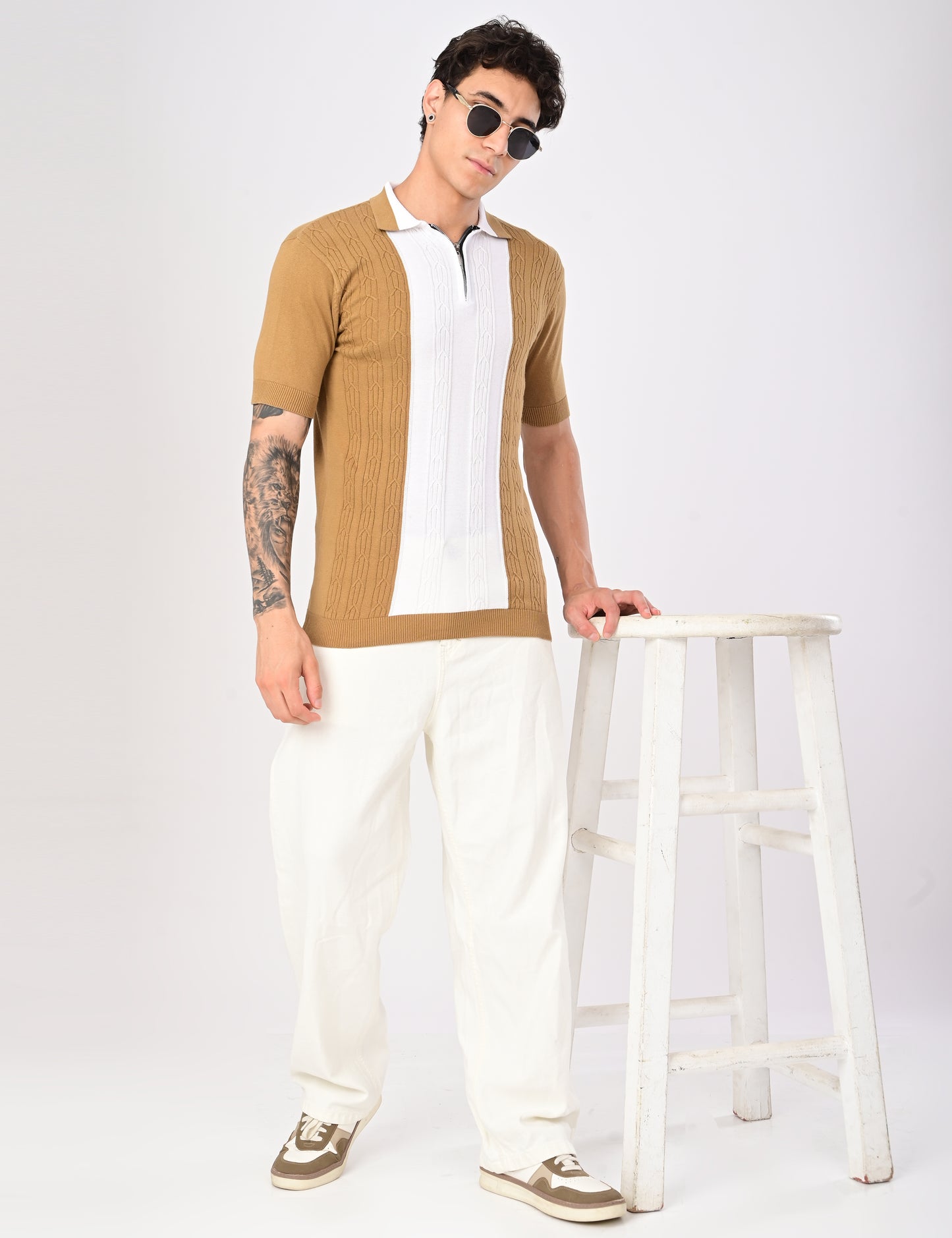 Virello Style Polo - BEIGE