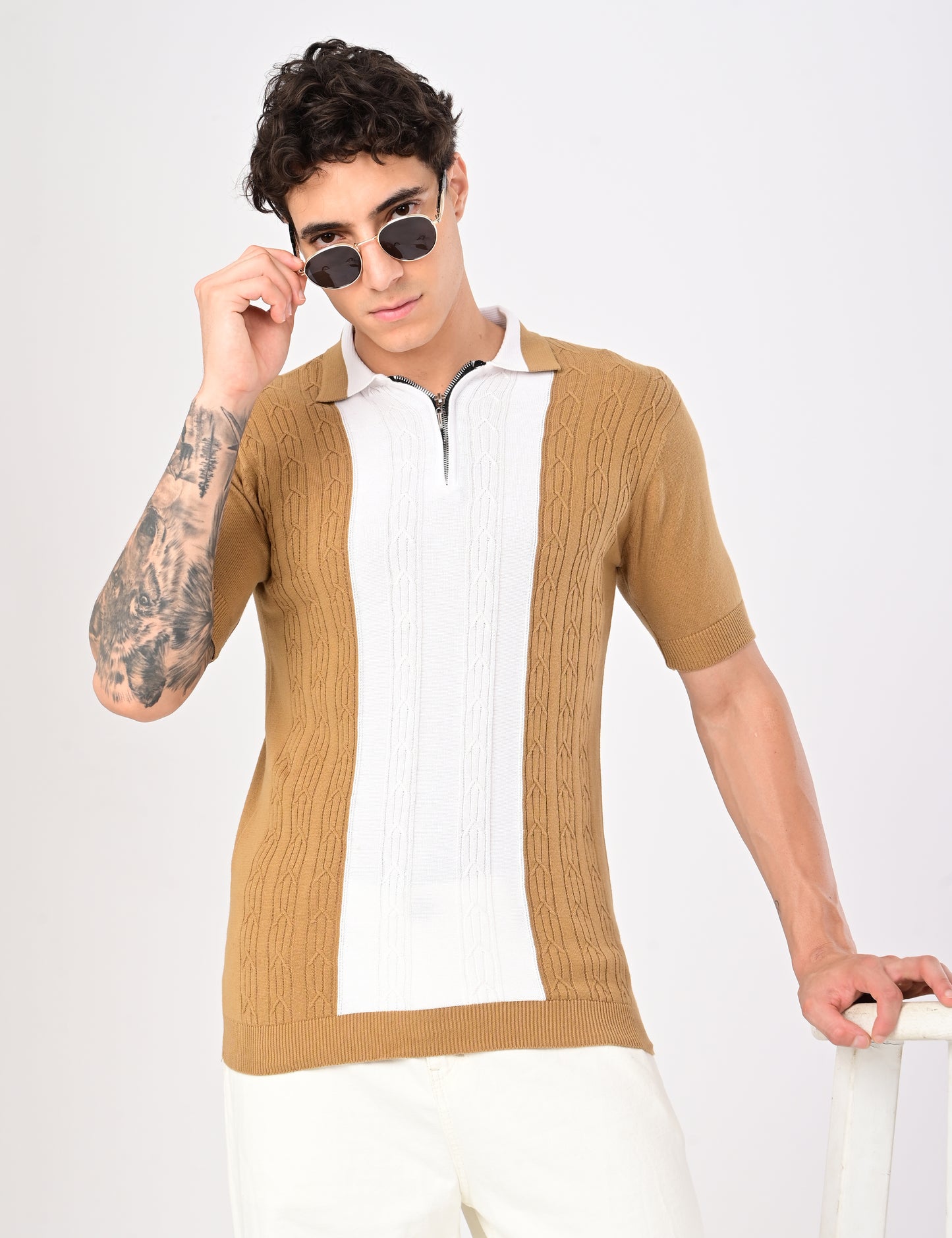Virello Style Polo - BEIGE