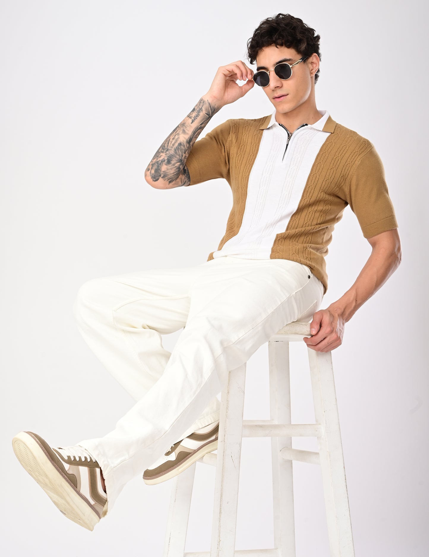 Virello Style Polo - BEIGE